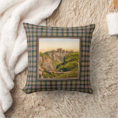 ヴィンテージダンノタールキャッスルクランサザーランドタータンチェック クッション (ブランケット)