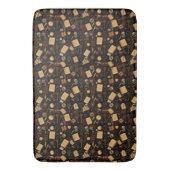 ヴィンテージダークアカデミアバスマット – コージー&クラシック バスマット (正面縦)