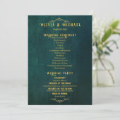 ヴィンテージダークグリーン結婚ズ プログラム (スタンド正面)