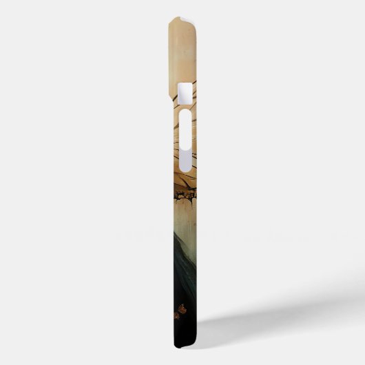 ヴィンテージダークゴシックの妖精ハロウィーン、名前をカスタムする Case-Mate iPhoneケース (裏面 / 左)