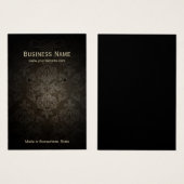 ヴィンテージダークダマスクジュエリーイヤリングディスプレイ (正面&裏面)