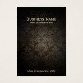 ヴィンテージダークダマスクジュエリーイヤリングディスプレイ (正面)