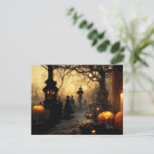 ヴィンテージダークハロウィーンナイトタウン通り シーズンポストカード (スタンド正面)