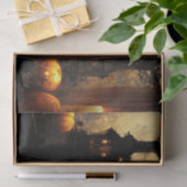 ヴィンテージダークハロウィーンナイトタウン通り 薄葉紙 (ギフト)