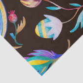 ヴィンテージダークフラワーデクページティッシュペーパー 薄葉紙 (詳細)