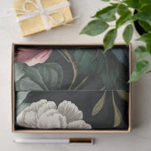 ヴィンテージダークフラワーデコップ 薄葉紙 (ギフト)