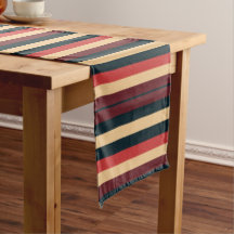 ヴィンテージダークブラウンとグリーンストライプ