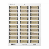 ヴィンテージダークブラックフローラバラ&クラフト結婚ズ ラベル (フルシート)