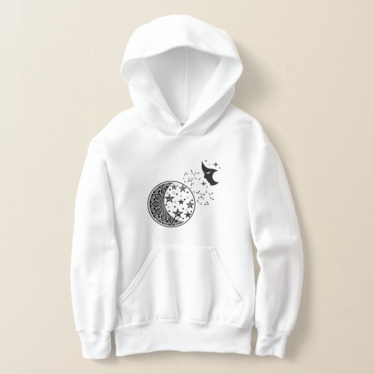 ヴィンテージダークムーンスターレトロ顔女性魔法 (レイダウン)