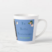 ヴィンテージダーク美しいマルディグララテマグ カフェラテマグ (右)