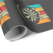 ヴィンテージダーツダートボードブルズアイアローダーツ恋人 ラッピングペーパー (ロールコーナー)