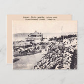 ヴィンテージダーバン、海ビーチ ポストカード (正面/裏面)