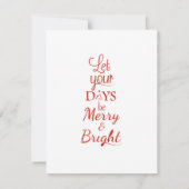 ヴィンテージチアオそれはクリスマスのそり犬だ シーズンカード (裏面)