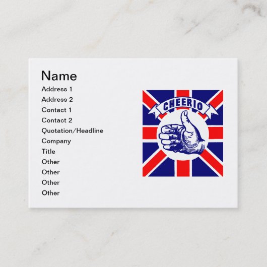 ヴィンテージチアオ 名刺 (正面)