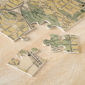 ヴィンテージチェコの地図（1905年） ジグソーパズル (側面)