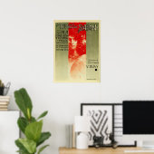 ヴィンテージチェコアートサロンエキスポプラハ ポスター (ホームオフィス)