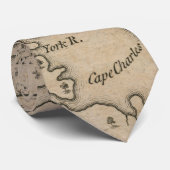 ヴィンテージチェサピーク湾の地図(1769) ネクタイ (ロール)