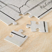 ヴィンテージチェサピーク湾の地図(1780) ジグソーパズル (側面)