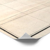 ヴィンテージチェサピーク湾の地図（1873年） ポスター (角)