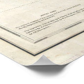 ヴィンテージチェサピーク湾の地図(1893) ポスター (角)