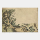 ヴィンテージチェシャーキャットアリスinワンダーランド ラッピングペーパーシート (正面2)