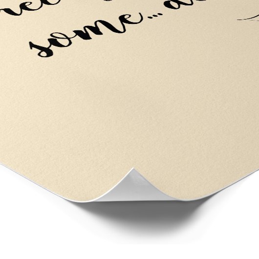 ヴィンテージチェシャーキャットイラストレーションと引用文 ポスター (角)