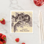 ヴィンテージチェシャーキャットベビーシャワー スタンダードカクテルナプキン (インサイチュ)