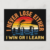 ヴィンテージチェスは決して引用文を失わない ポストカード (正面)