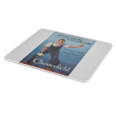 ヴィンテージチェスターフィールドたばこ広告 カッティングボード (角)