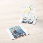 ヴィンテージチェスターフィールドたばこ広告 スクエアペーパーコースター (インサイチュ)