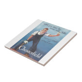 ヴィンテージチェスターフィールドたばこ広告 タイル (側面)