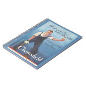 ヴィンテージチェスターフィールドたばこ広告 ノートブック (左側)