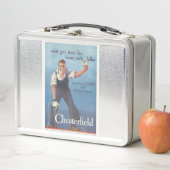 ヴィンテージチェスターフィールドたばこ広告 メタルランチボックス (インサイチュ)