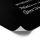 ヴィンテージチェス片特許設計図 ポスター (角)