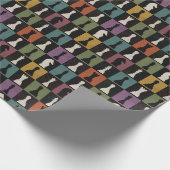 ヴィンテージチェス色ボード ラッピングペーパー (角)