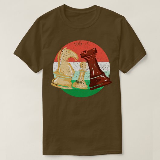 ヴィンテージチェス Tシャツ (デザイン正面)