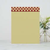 ヴィンテージチェッカーボードレターヘッド (スタンド正面)