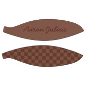 ヴィンテージチェッカーボーパーソナライズされたドのバスケットボールギフト バスケットボール (パネル)