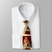 ヴィンテージチェッカーレトロピンUPガール ネクタイ (タイ)