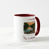 ヴィンテージチェテックリバーウィスコンシンコーヒーマグ マグカップ (正面右)