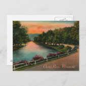 ヴィンテージチェテックリバーウィスコンシン葉書 ポストカード (正面/裏面)