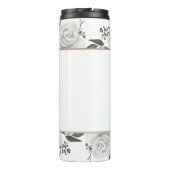 ヴィンテージチェリッシュ白フローラの母の新郎 タンブラー (裏面)