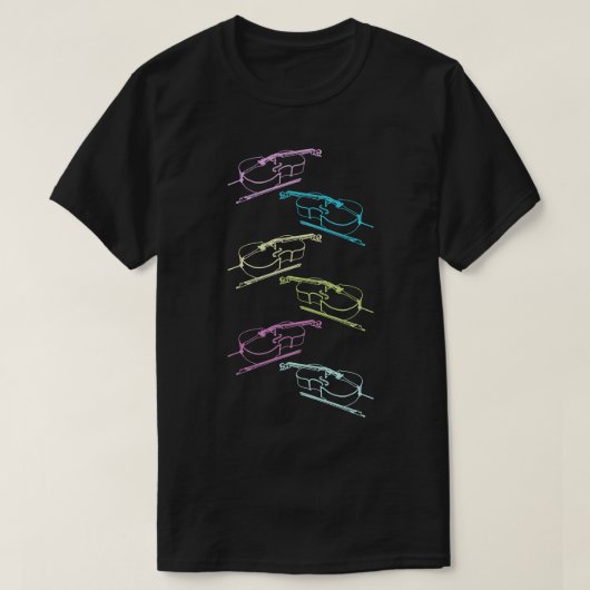 ヴィンテージチェロチェリスト Tシャツ (デザイン正面)