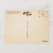 ヴィンテージチェーンステッチ裁縫機 ポストカード (裏面)