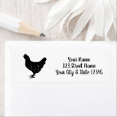 ヴィンテージチキンのロカスタムゴ差出人住所ラベル ラベル (インサイチュ)