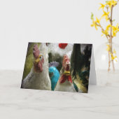 ヴィンテージチキンアットザアンティークストア カード (黄色い花)