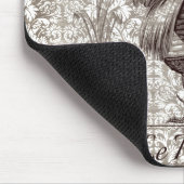 ヴィンテージチキンイラストレーションII マウスパッド (コーナー)