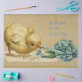 ヴィンテージチキンイースターホリデー 薄葉紙 (クラフト)