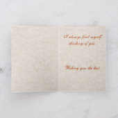 ヴィンテージチキングリーティングカード カード (内部)