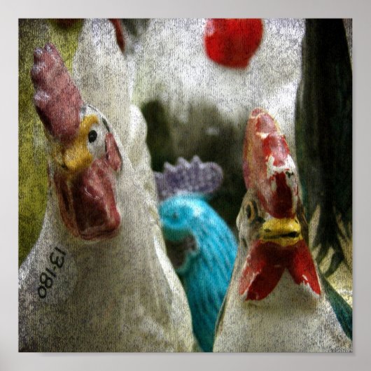 ヴィンテージチキンコレクションポスター ポスター (正面)